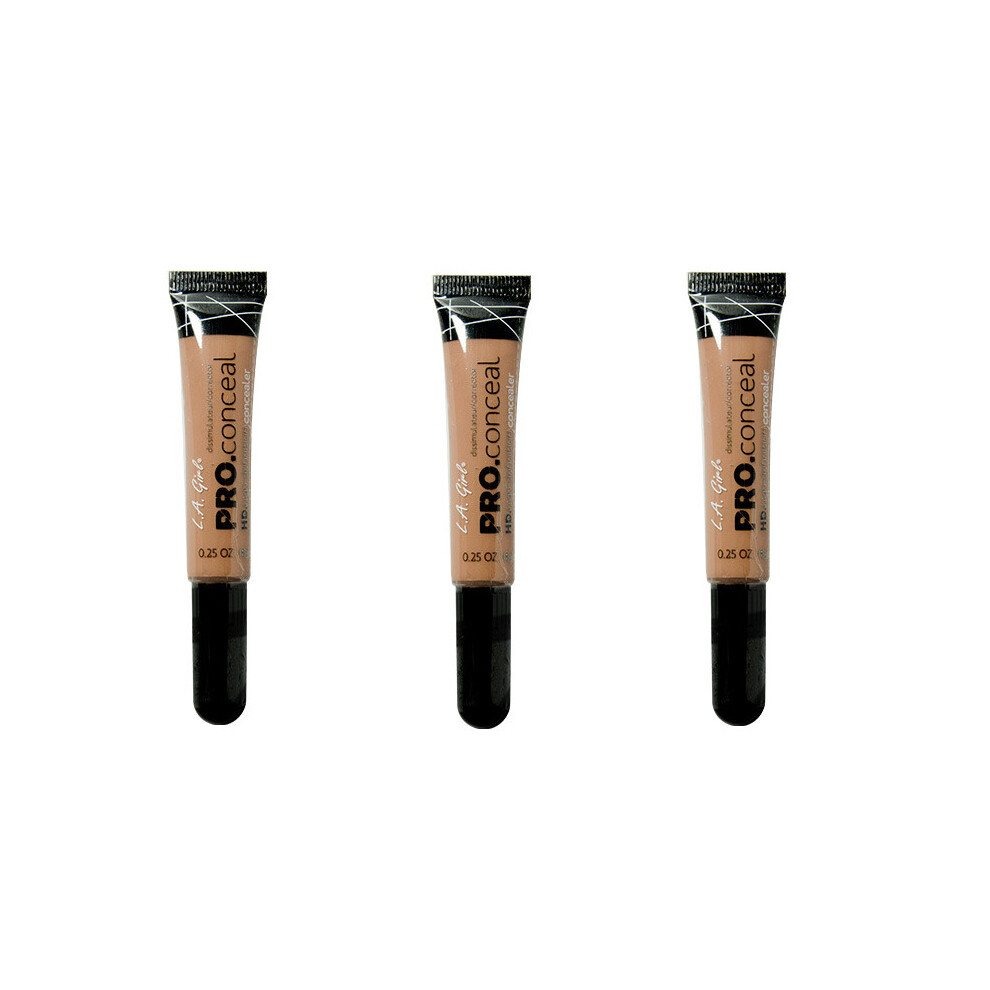 L.A. Girl Pro Conceal HD High Definition Concealer Cool Tan 8g x3