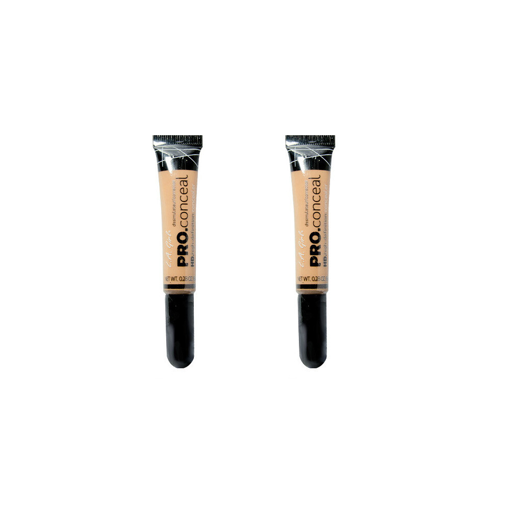 L.A. Girl Pro Conceal HD High Definition Concealer Natural 8g x2