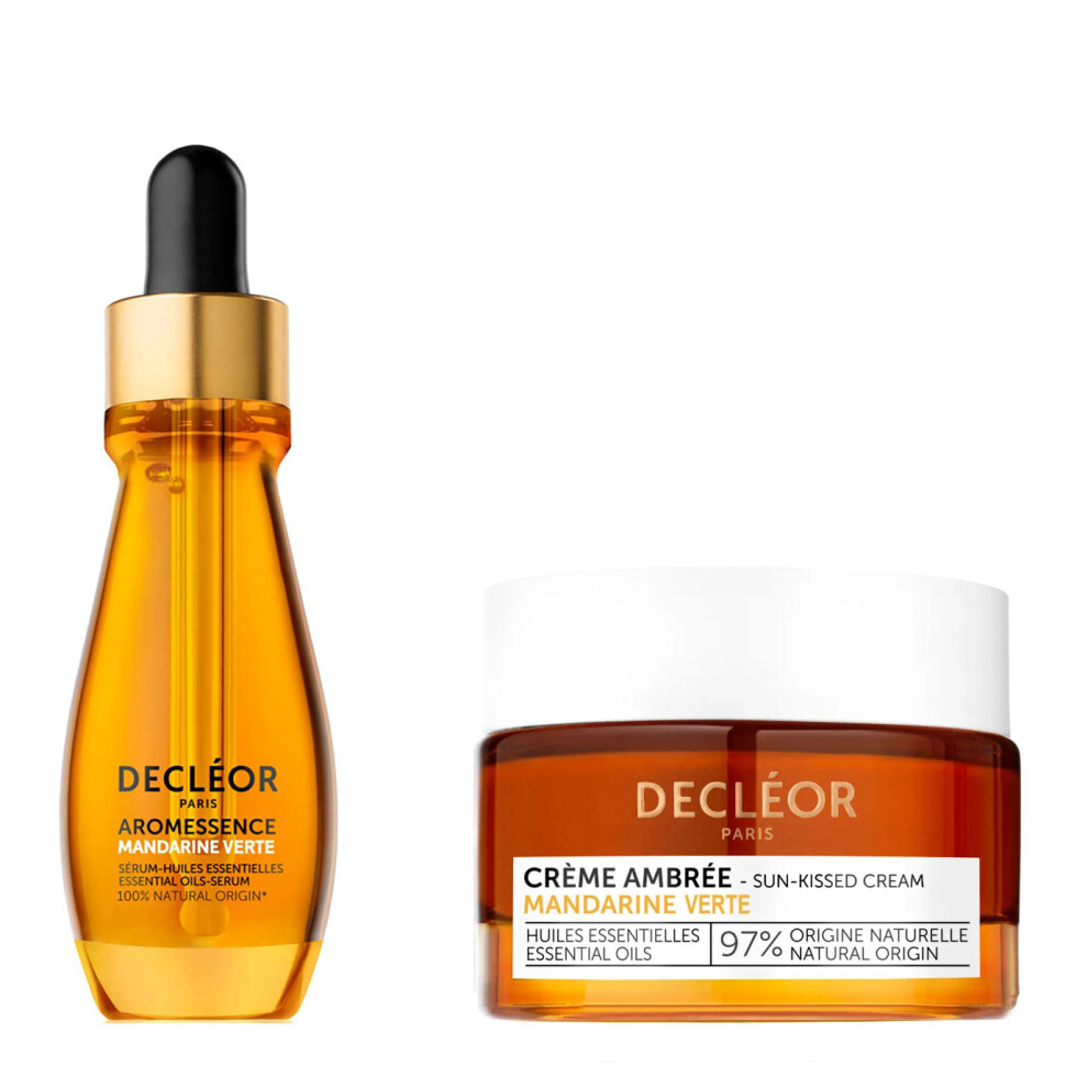 Decleor Green Mandarin Essential Oil-Serum 15ml and Night Balm 15ml