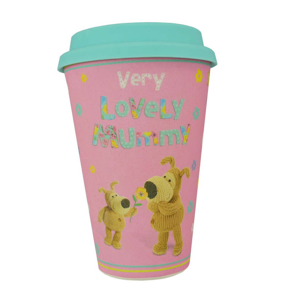 Boofle Mummy Bamboo Travel Mug With Silicone Lid & Band Eco Refill Mugs