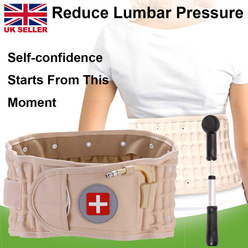 Decompression Belt Back Brace Lumbar Support Spinal Traction Extender 1