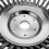 UK 8 Inch Grass Strimmer Head Trimmer Brush Solid Steel 3