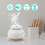 Keramik Lotus Luftreiniger Luftbefeuchter Aromaöl Diffusor 200ml UK 1