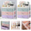 Living And Home 3 Drawer Makeup Cosmetic Organizer Box Dressing Table Tidy Storage Vanity Case 3