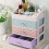 Living And Home 3 Drawer Makeup Cosmetic Organizer Box Dressing Table Tidy Storage Vanity Case 5