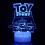 (A) Toy Story 3D LED Night Light 7 Color Touch USB Table Lamp 3