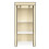 (Cream) Single Canvas Clothe Storage Wardrobe Cupboard 1