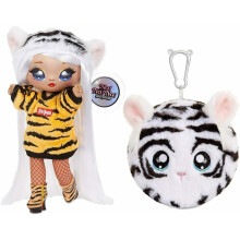 Na! Na! Na! Surprise 2-i-1 Pom-serie 4: Bianca Bengal-dukke, Pom-pung med klips, Konfetti-ballon-udpakning