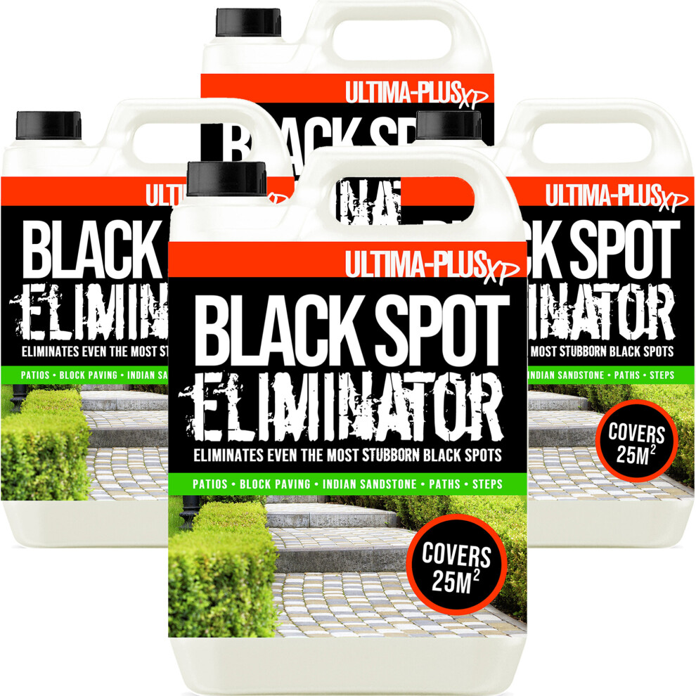 Ultima-Plus Xp Black Spot Remover Patio Driveways Stone Block Paving - Black / 20L - Image 3