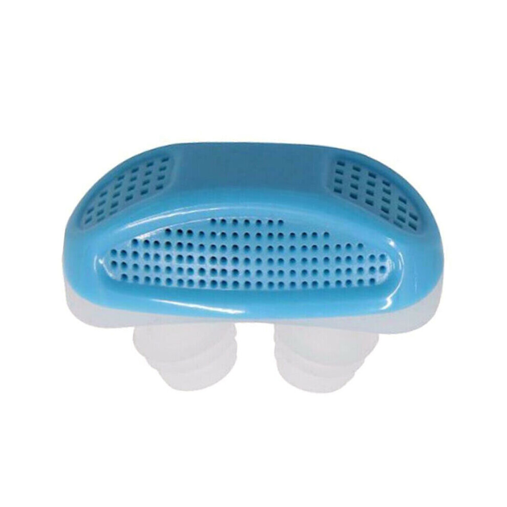 Blue (Blue) Micro-Cpap Anti Snoring Electronic Device Forsleep Apnea Stop Snore Aid Stopper