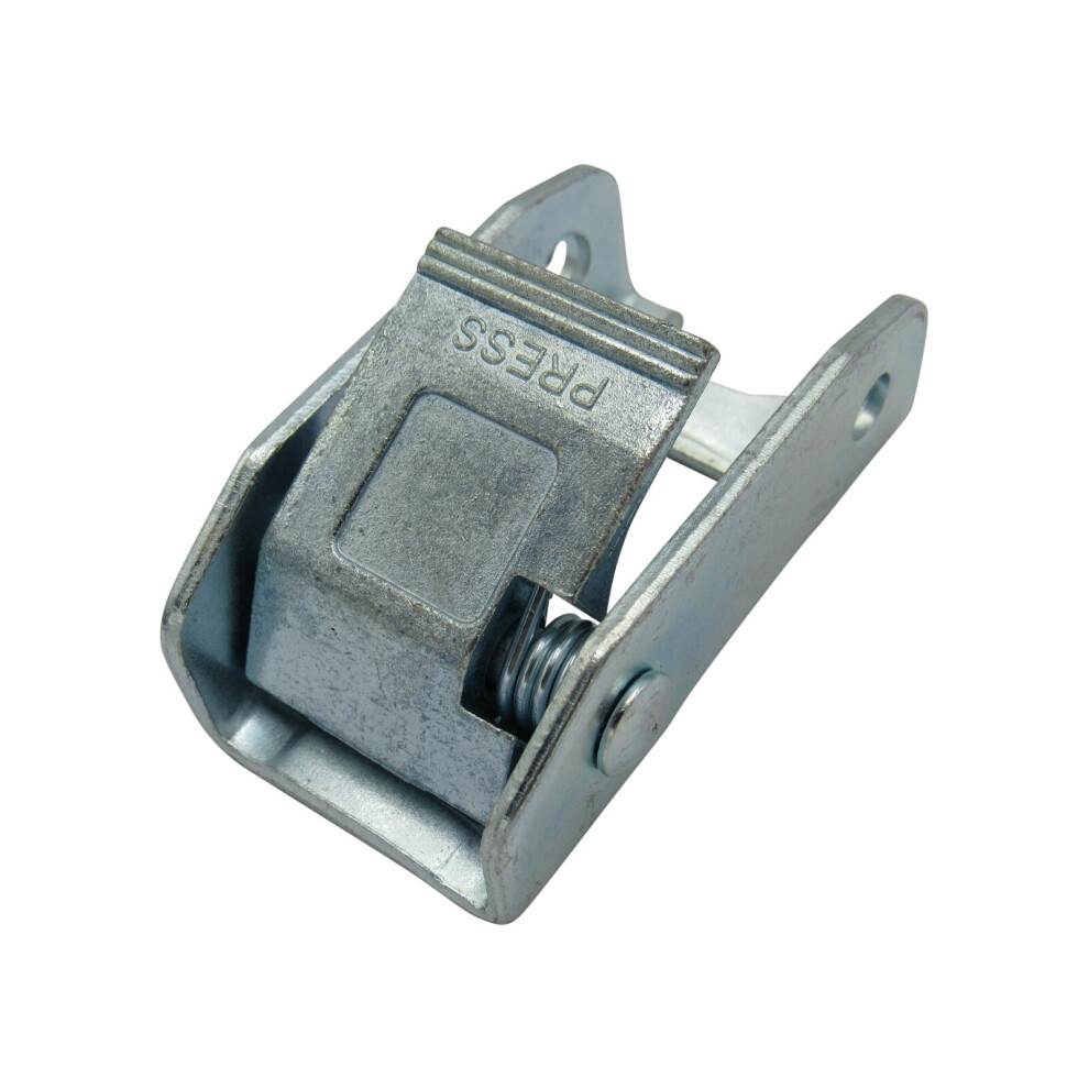 Pressed Cam Buckle 25MM 750KG (Zinc Plated Metal Cambuckle Tie Down Flap Clip) - Image 3