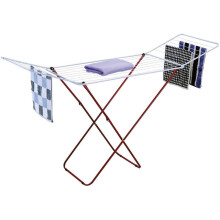 Indoor Outdoor Winged Airer Dryer Rack - 18M Drying Space, Space-Saving, Lightweight & Strong, Compact Fold, for Long Items