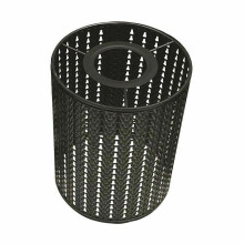 (Style 2 Black) Wire Cage Shade Modern Barel Style Ceiling Light