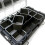 Keter Keter DIY Tool Storage Organizer Black Clear Cover 9