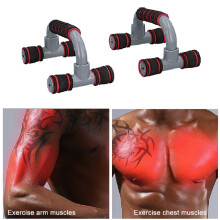 Fitness Chest Muscles Push-Ups Bar Soft Grip Handle Training Exercise