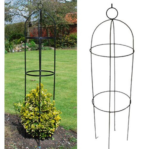 WGO Garden Obelisk - 4mm x 13mm Steel, 1.9m (6'3