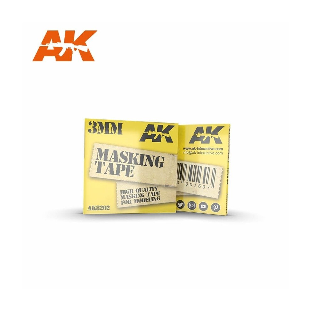 Ak Interactive Ak8202 - Masking Tape 3Mm