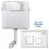 Concealed Toilet Cistern Front Access White Eco Dual Flush 6L/3L 2