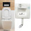 Concealed Toilet Cistern Front Access Black Eco Dual Flush 6L/3L 1