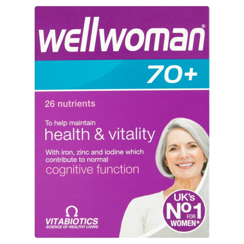 Vitabiotics Wellwoman 70+ Tablets