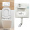 Concealed Toilet Cistern Front Access White Eco Dual Flush 6L/3L 1