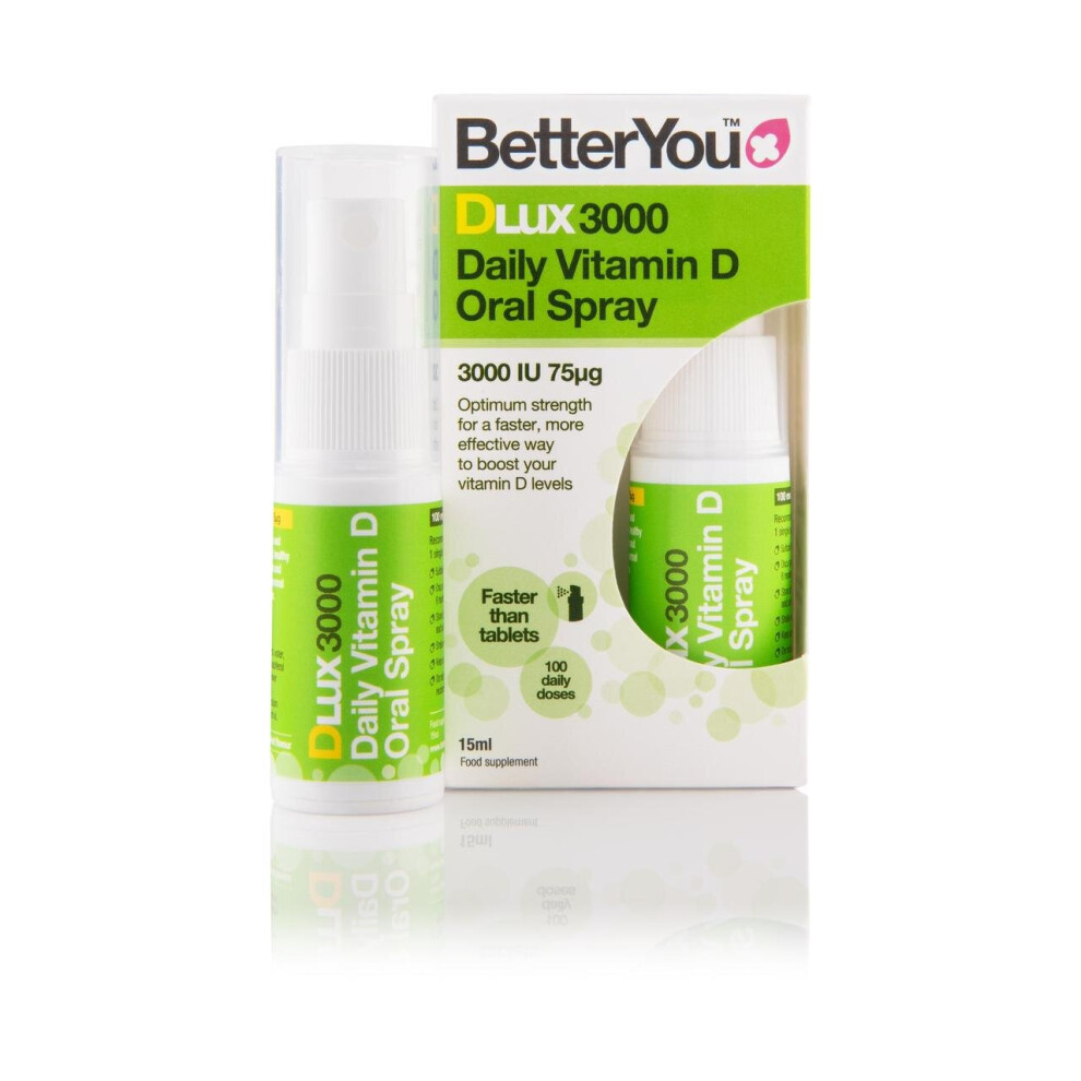 Better You Vitamin D Oral Spray, Dlux 3000