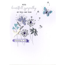 Heartfelt Sympathy Irresistible Greeting Card Embellished Cards