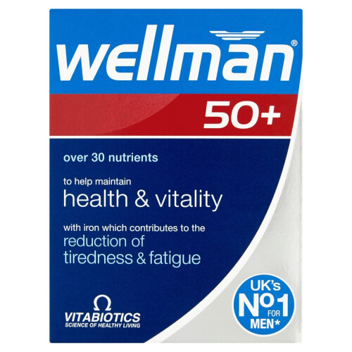 Vitabiotics Wellman 50+ Tablets