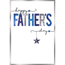 Happy Father's Day Card Hand-finished Embellished Greeting Cards
