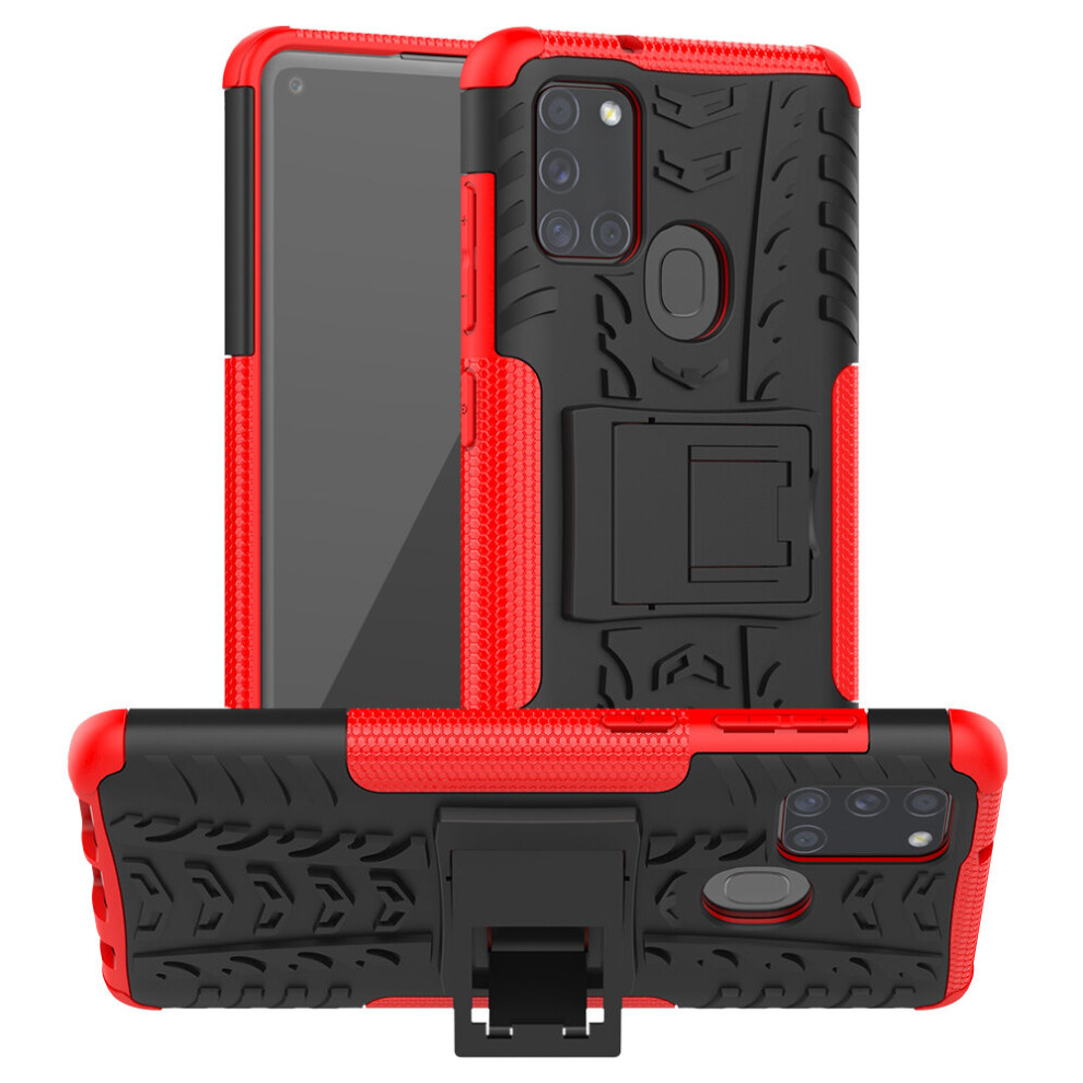 red--slim-armour-shockproof-case-cover-stand---lcd-guard-for-samsung-galaxy-a21s