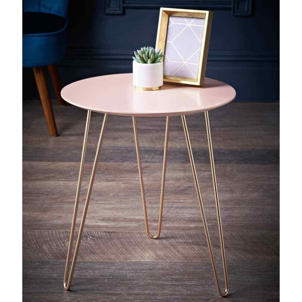 Side Table - Blush & Rose Gold