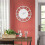 Living And Home 30CM Large Roman Numerals Open Round Wall Clock 4