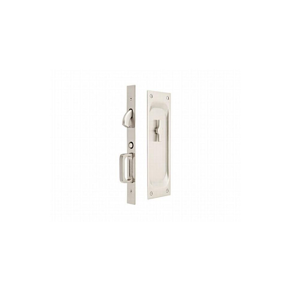 1.375 In. Privacy Pocket Door Mortise Lock, Satin Nickel 752516107987