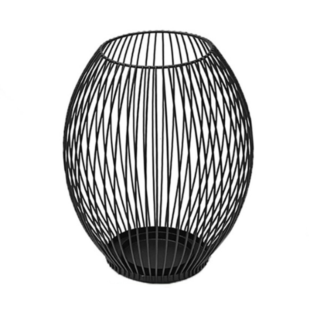 Living And Home Metal Cage Candle Holders Large Pillar Lanterns Home Wedding Decor