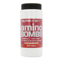 (Strawberry, 200 Tablets) Nutrisport Amino Bombs 200 Tablets