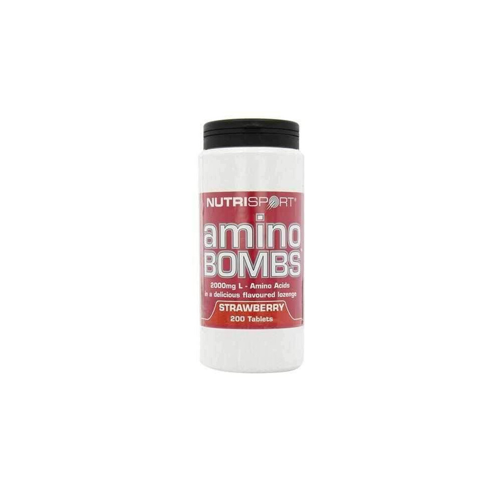 Nutrisport (Strawberry, 200 Tablets) Amino Bombs 200 Tablets