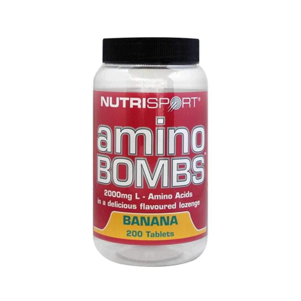 Nutrisport (Banana, 200 Tablets) Amino Bombs 200 Tablets