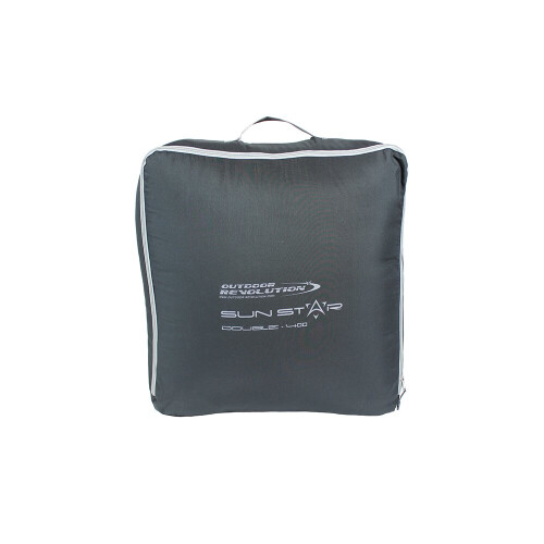 Outdoor Revolution Sun Star 400 Double Sleeping Bag | 3 Season | Colour: Charcoal 2