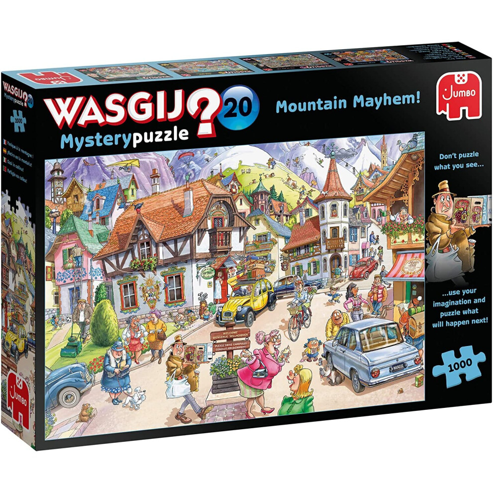Wasgij Jumbo Mystery 20 Mountain Mayhem! 1000 Piece Jigsaw Puzzle