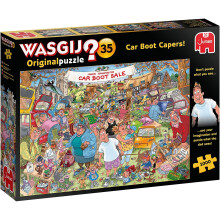 Jumbo Wasgij Original 35 Car Boot Capers! 1000 Piece Jigsaw Puzzle - Quirky Car Boot Auction Mystery (8.71013E+12)
