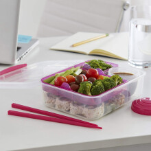 Sistema Bento to Go Lunch Box Yoghurt Fruit Pot 1.25 L Assorted Colours