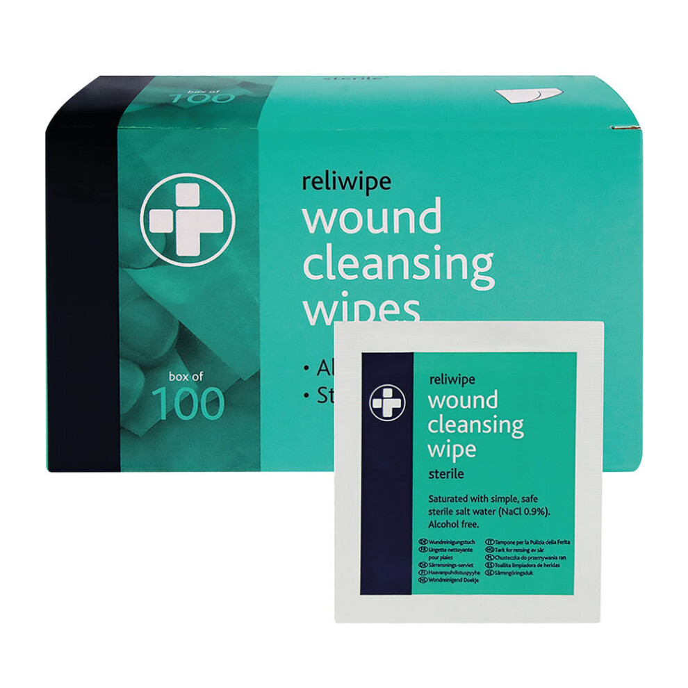 Reliance Medical Reliwipe Wound Cleansing Wipes Pack Of 100 745 HS88745