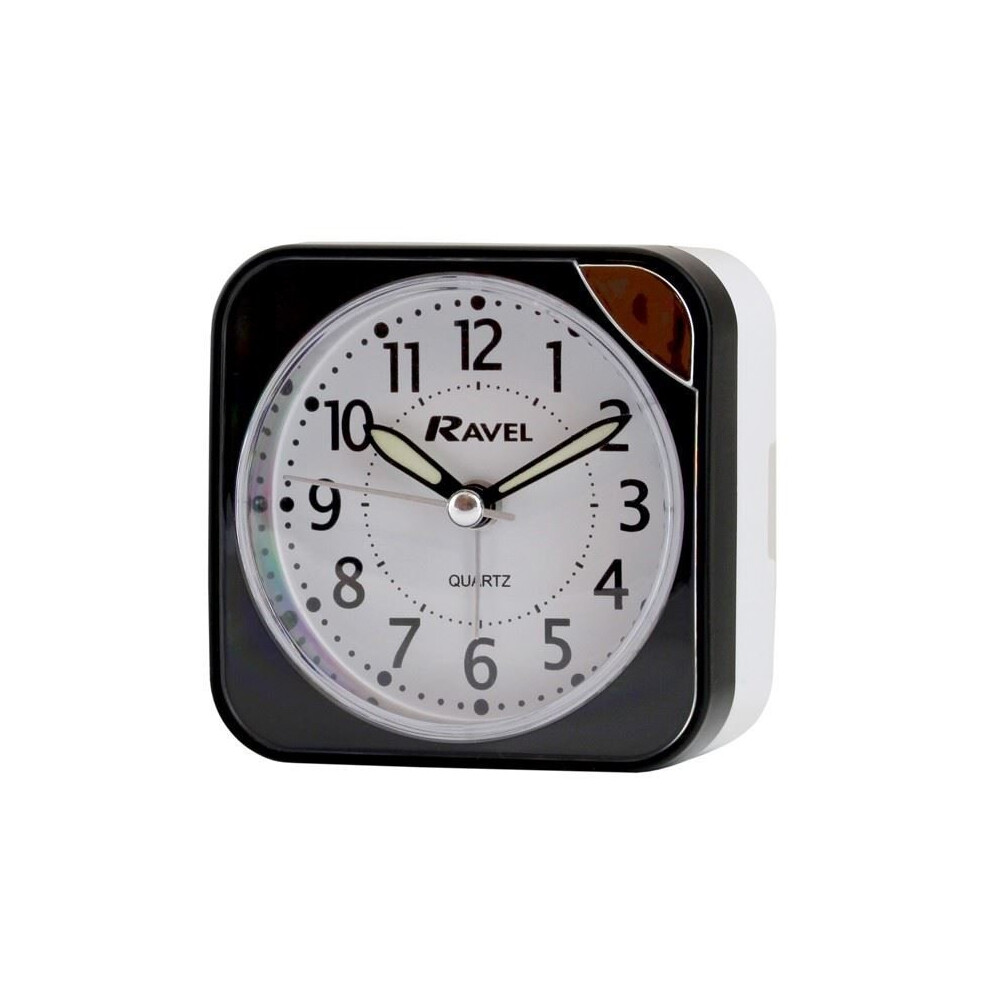 RC001.3 RAVEL SQUARE A/CLOCK BLACK