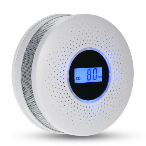 Carbon Monoxide (CO) and Smoke Combination Detector Alarm LED Flash Light Home 1