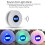 Carbon Monoxide (CO) and Smoke Combination Detector Alarm LED Flash Light Home 8