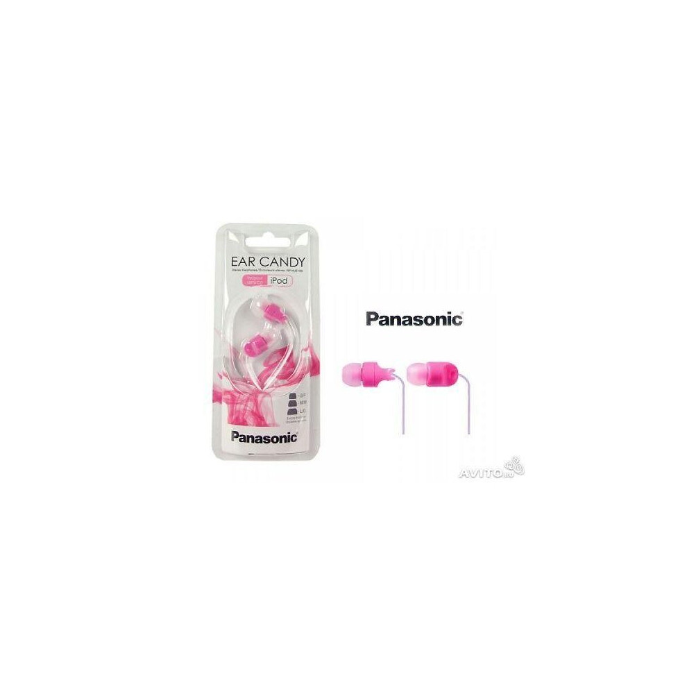 Panasonic Ear Candy Earphones - Pink