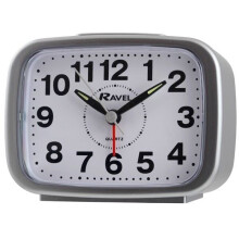 RC008.02 RAVEL ALARM CLOCK SILVER