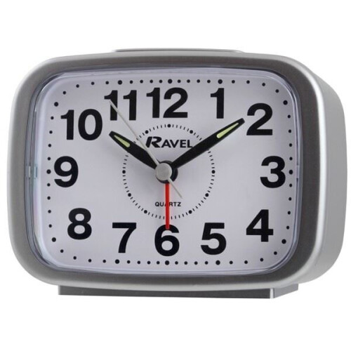 Ravel RC008.02 RAVEL ALARM CLOCK SILVER