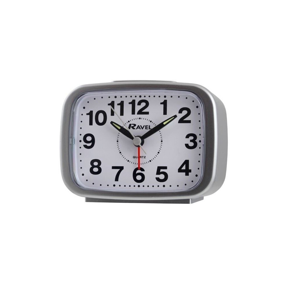 RC008.02 RAVEL ALARM CLOCK SILVER