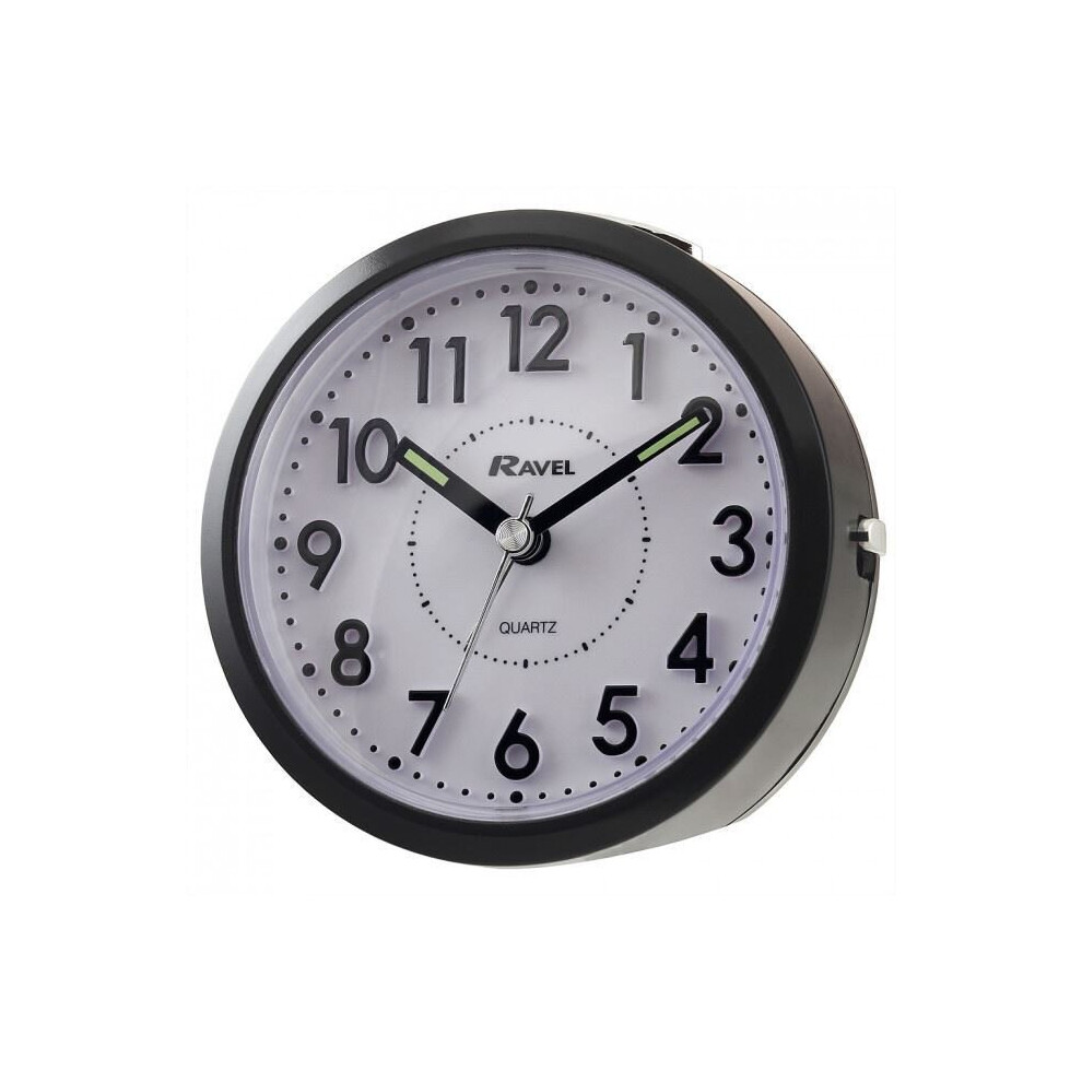 RC029.3 RAVEL ROUND TILT A/CLOCK BLACK